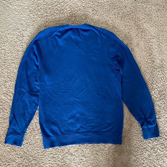 Abercrombie and Fitch Blue V-Neck Sweater - Picture 2 of 3